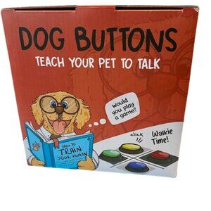 New in Box Train Your Pet To Talk Buttons Recordable